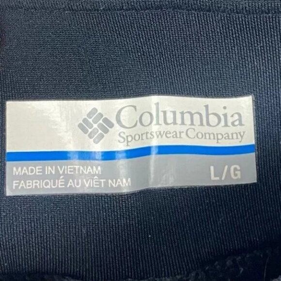 Columbia Black High Rise Fleece Lined Yoga Leggings Size Large Stretch Pants L - Picture 4 of 7